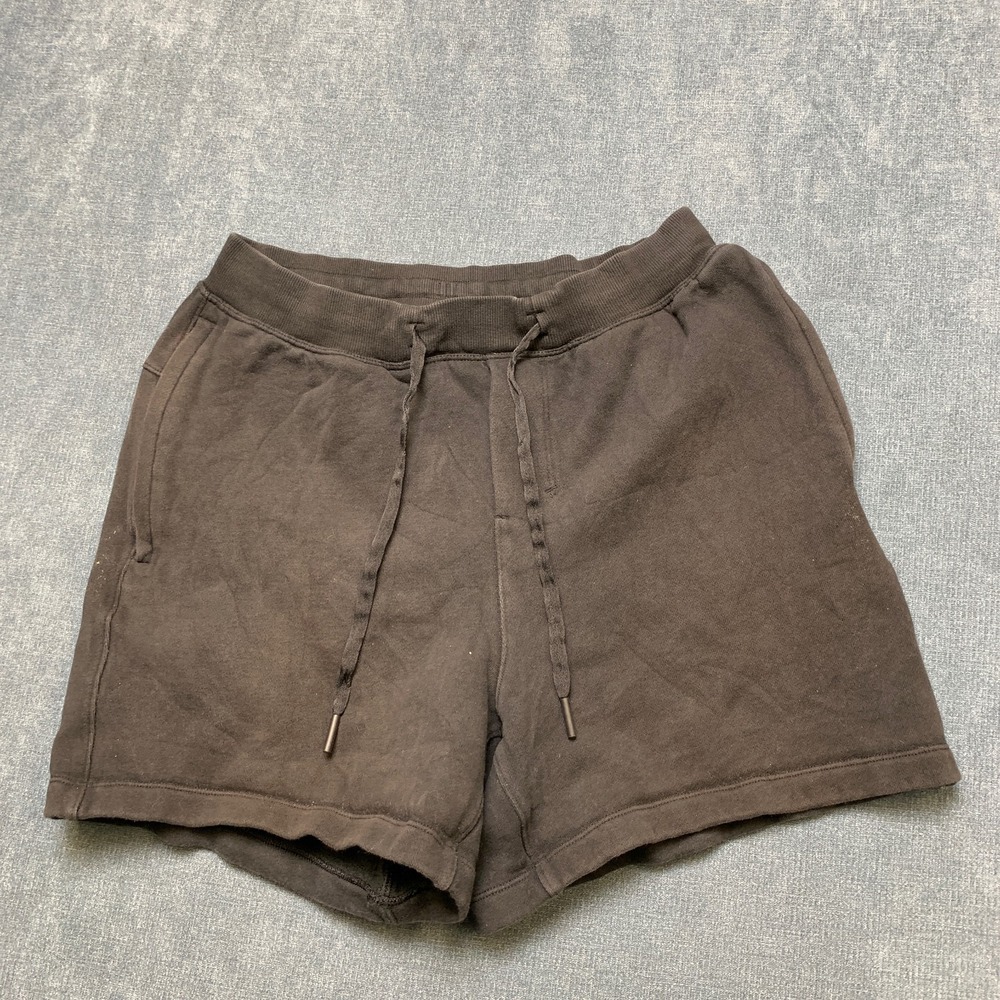 Lululemon City Steady State Sweat Shorts Mens S Brown Athletic Lounge Drawstring